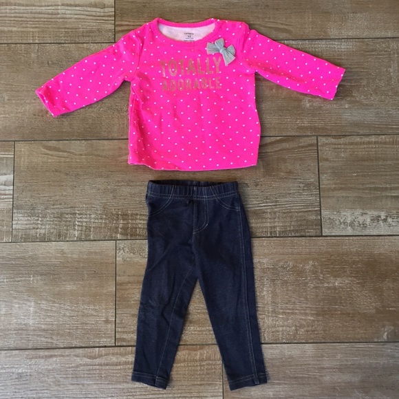 Carter's Other - Carters 12M • Totally Adorable Girly Pink Outfit